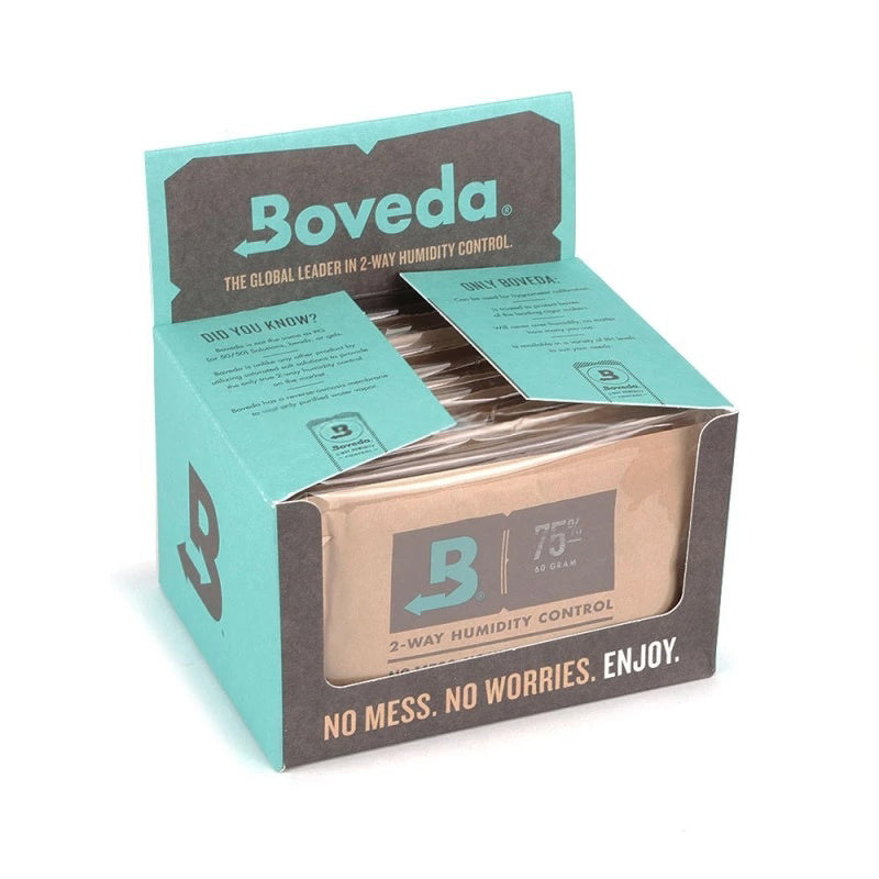 Umidificador Boveda 75% (60g) - Caixa com 12 - Mercado de Luxo - O Maior E-Commerce de Bens, Produtos e Serviços de Luxo do Brasil.