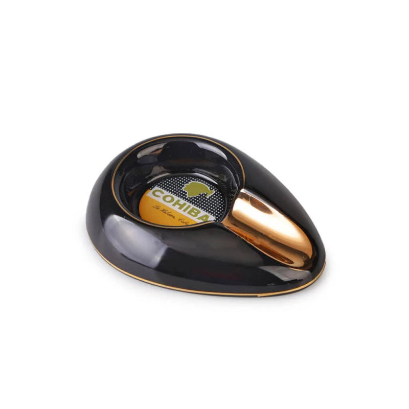 Cinzeiro de Ceramica Pequeno para 1 Charuto - Preto - Mercado de Luxo - O Maior E-Commerce de Bens, Produtos e Serviços de Luxo do Brasil.