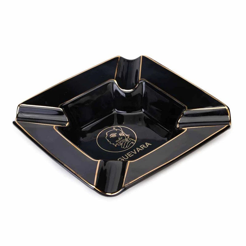 Cinzeiro de Ceramica para 4 Charutos - Preto e Dourado - Mercado de Luxo - O Maior E-Commerce de Bens, Produtos e Serviços de Luxo do Brasil.