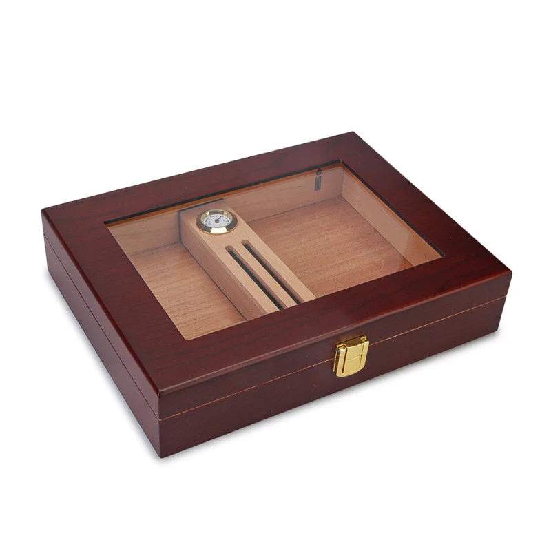 Umidor Cerejeira para 20 Charutos - Mercado de Luxo - O Maior E-Commerce de Bens, Produtos e Serviços de Luxo do Brasil.