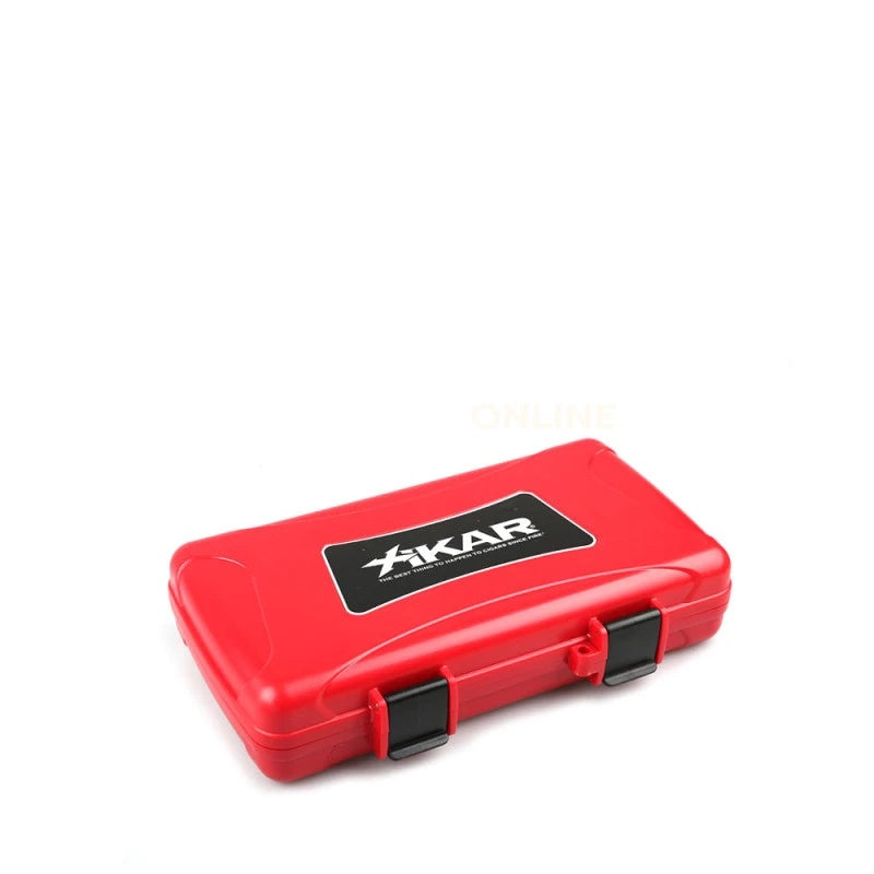Umidor de Viagem para 5 Charutos - Vermelho - Mercado de Luxo - O Maior E-Commerce de Bens, Produtos e Serviços de Luxo do Brasil.