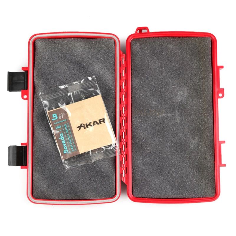 Umidor de Viagem para 5 Charutos - Vermelho - Mercado de Luxo - O Maior E-Commerce de Bens, Produtos e Serviços de Luxo do Brasil.