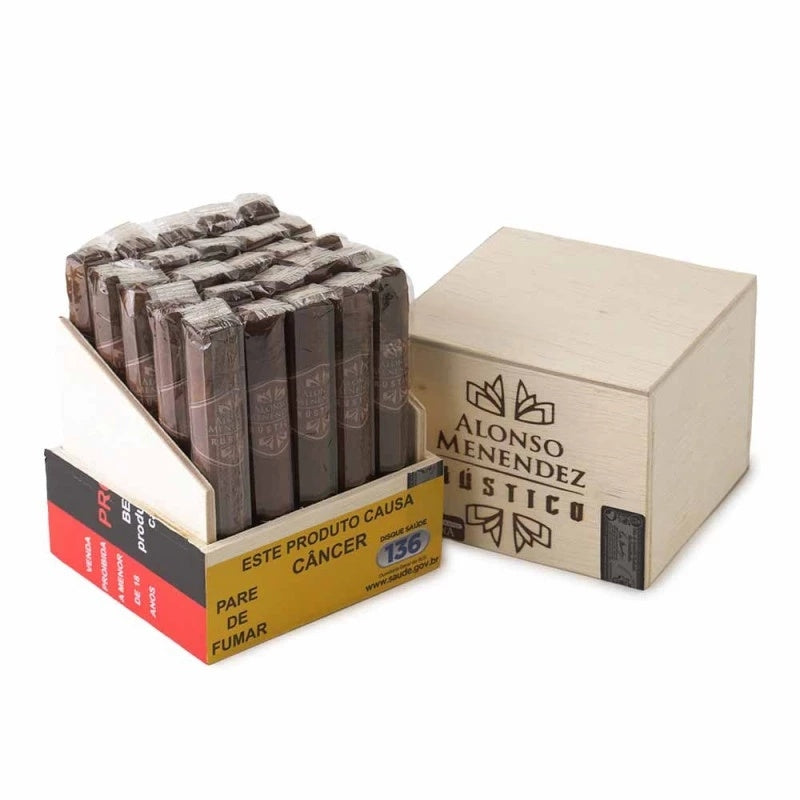 Charuto Robusto Rustico - Caixa com 25 - Mercado de Luxo - O Maior E-Commerce de Bens, Produtos e Serviços de Luxo do Brasil.