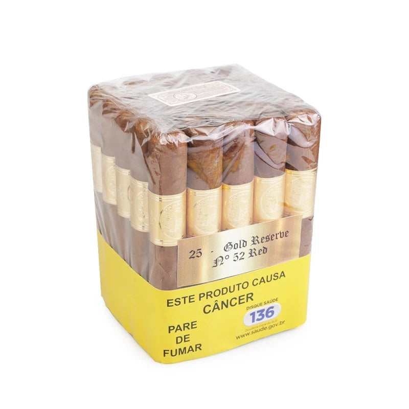 Charuto Gold Reserva 52 Black - Maço com 25 - Mercado de Luxo - O Maior E-Commerce de Bens, Produtos e Serviços de Luxo do Brasil.