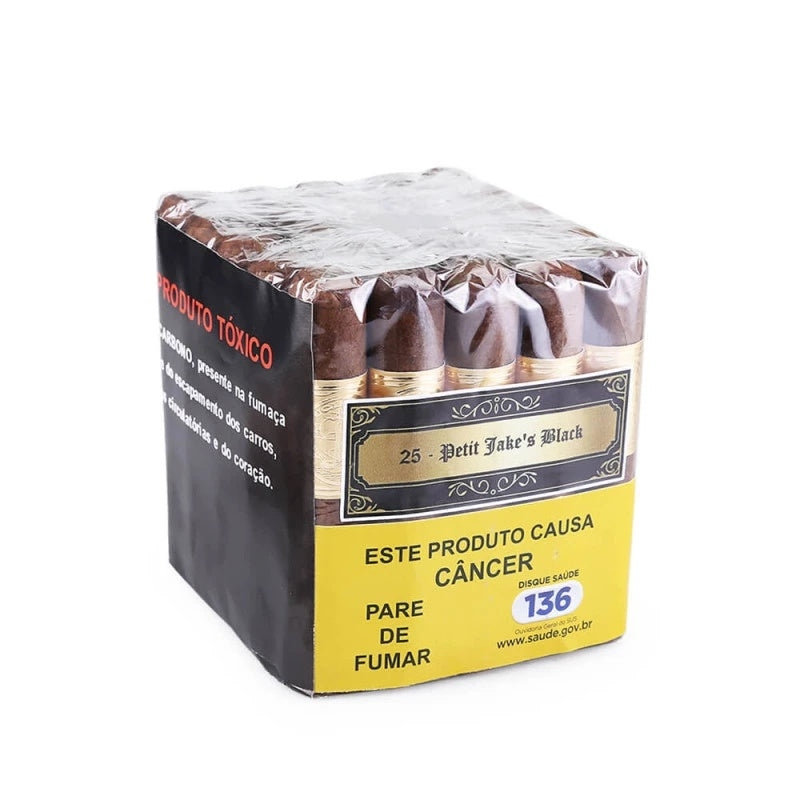 Charuto Petit Jake's 52 Black - Maço com 25 - Mercado de Luxo - O Maior E-Commerce de Bens, Produtos e Serviços de Luxo do Brasil.