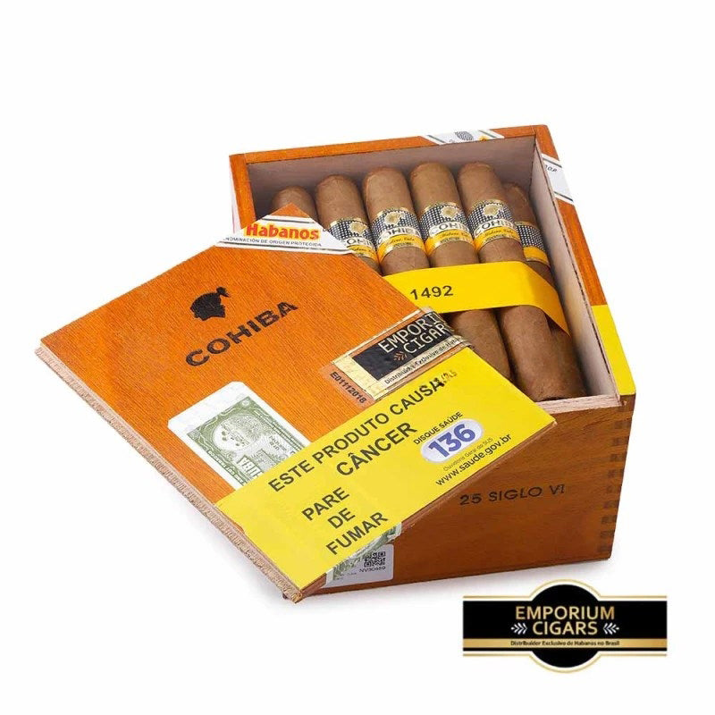 Charuto Siglo VI - Caixa com 25 - Mercado de Luxo - O Maior E-Commerce de Bens, Produtos e Serviços de Luxo do Brasil.