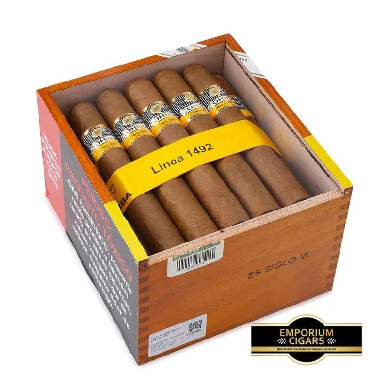 Charuto Siglo VI - Caixa com 25 - Mercado de Luxo - O Maior E-Commerce de Bens, Produtos e Serviços de Luxo do Brasil.