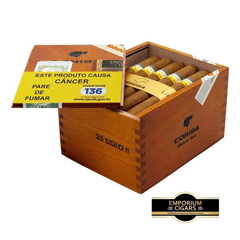 Charuto Siglo II - Caixa com 25 - Mercado de Luxo - O Maior E-Commerce de Bens, Produtos e Serviços de Luxo do Brasil.