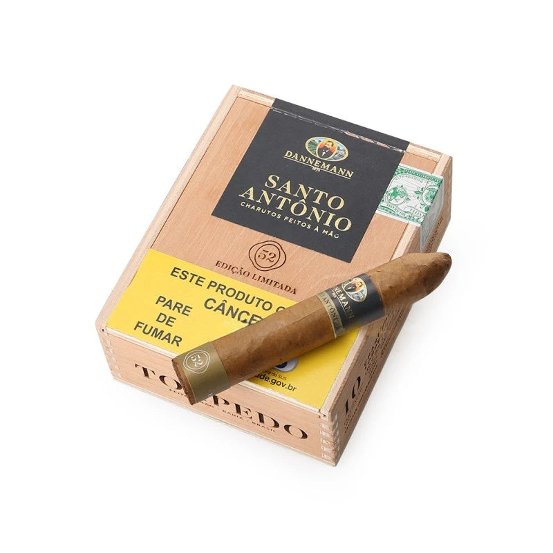 Charuto Torpedo 52 Santo Antonio - Caixa com 10 - Mercado de Luxo - O Maior E-Commerce de Bens, Produtos e Serviços de Luxo do Brasil.