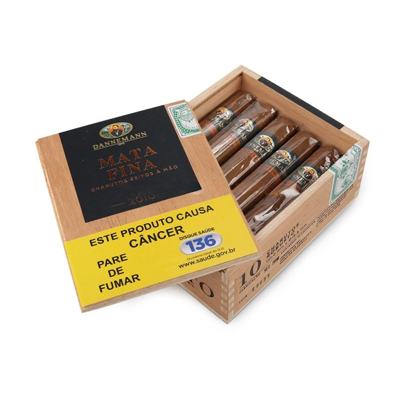 Charuto Robusto Mata Fina - Caixa com 10 - Mercado de Luxo - O Maior E-Commerce de Bens, Produtos e Serviços de Luxo do Brasil.