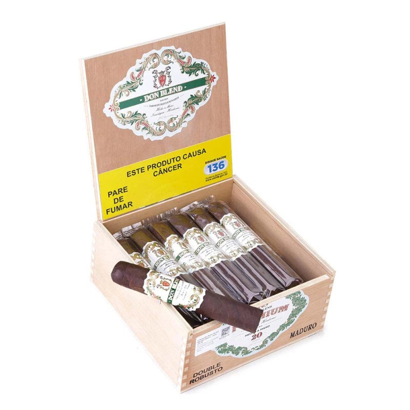 Charuto Double Robusto Maduro - Caixa com 20 - Mercado de Luxo - O Maior E-Commerce de Bens, Produtos e Serviços de Luxo do Brasil.