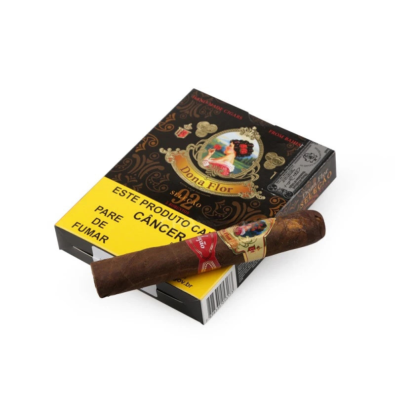 Charuto Seleção Robusto - Petaca com 5 - Mercado de Luxo - O Maior E-Commerce de Bens, Produtos e Serviços de Luxo do Brasil.