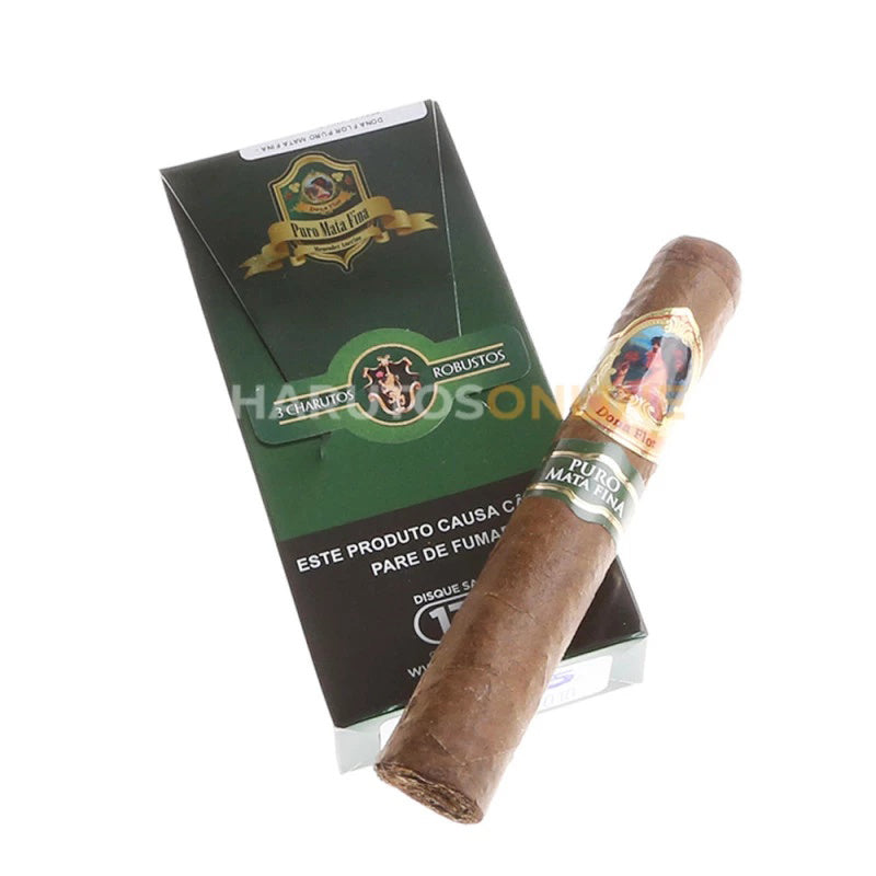 Charuto Robusto Puro Mata Fina - Petaca com 3 - Mercado de Luxo - O Maior E-Commerce de Bens, Produtos e Serviços de Luxo do Brasil.