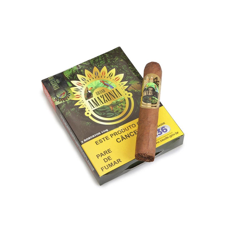 Charuto Robusto Ajubá (Ring 52) - Petaca com 5 - Mercado de Luxo - O Maior E-Commerce de Bens, Produtos e Serviços de Luxo do Brasil.