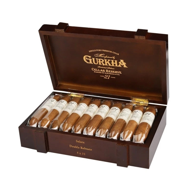 Charuto Cellar Reserve 21 Anos Solara Double Robusto - Caixa com 20 - Mercado de Luxo - O Maior E-Commerce de Bens, Produtos e Serviços de Luxo do Brasil.