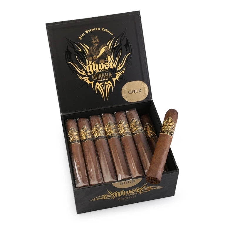 Charuto Ghost Gold Exorcist - Caixa com 21 - Mercado de Luxo - O Maior E-Commerce de Bens, Produtos e Serviços de Luxo do Brasil.