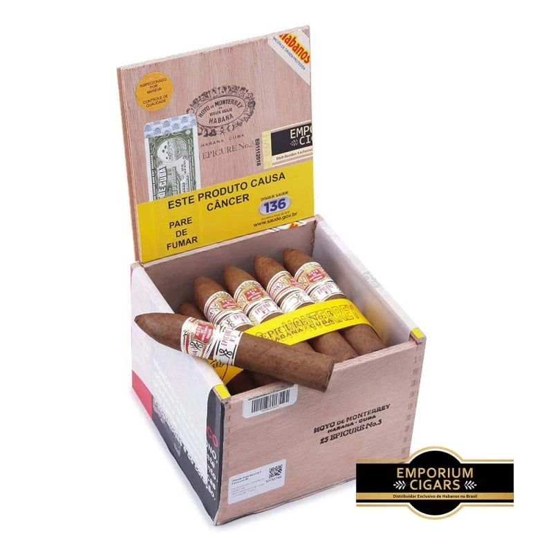 Charuto Epicure 3 - Caixa com 25 - Mercado de Luxo - O Maior E-Commerce de Bens, Produtos e Serviços de Luxo do Brasil.
