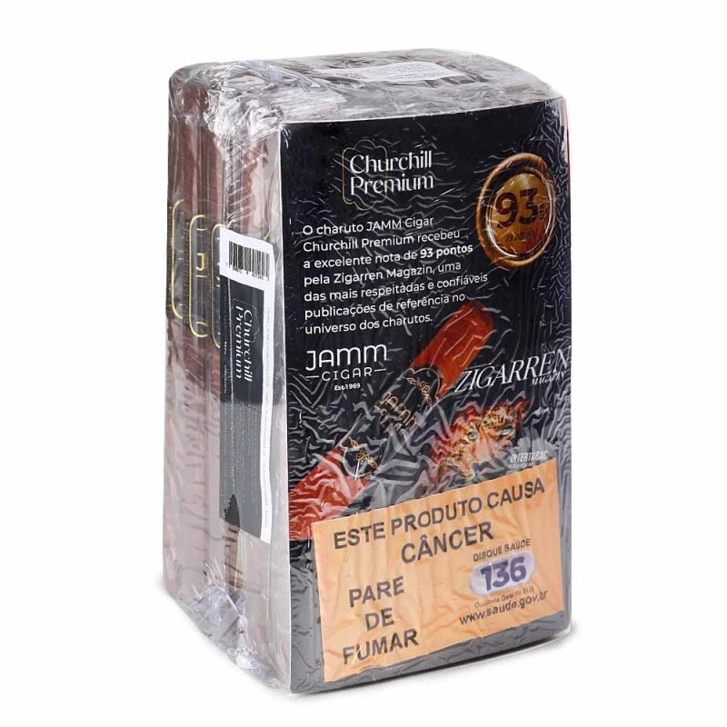 Charuto Churchill Premium - Maço com 25 - Mercado de Luxo - O Maior E-Commerce de Bens, Produtos e Serviços de Luxo do Brasil.