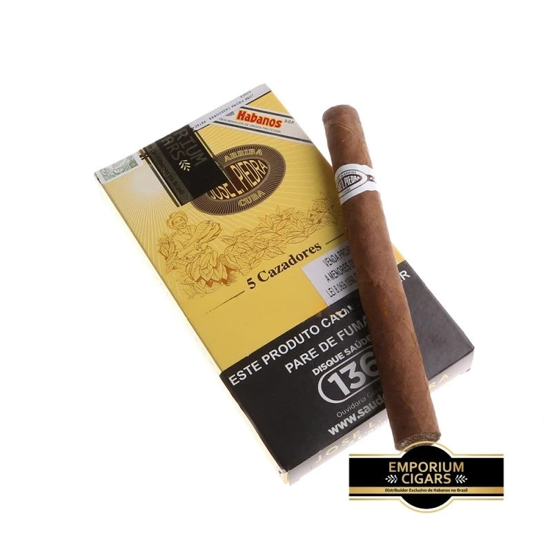Charuto Cazadores - Petaca com 5 - Mercado de Luxo - O Maior E-Commerce de Bens, Produtos e Serviços de Luxo do Brasil.