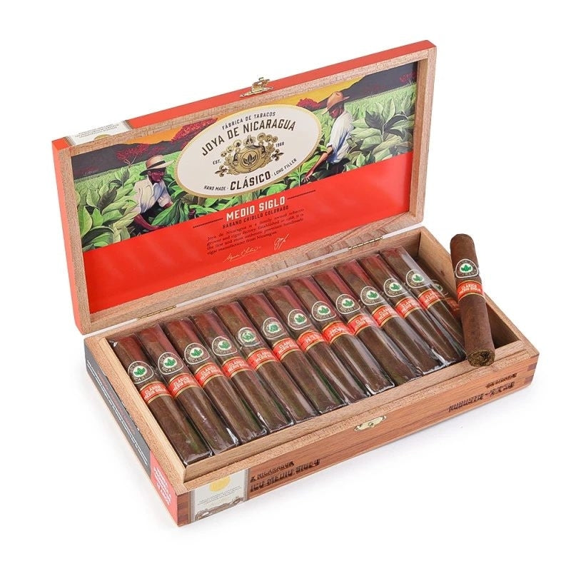 Charuto Clásico Medio Siglo Robusto - Caixa com 25 - Mercado de Luxo - O Maior E-Commerce de Bens, Produtos e Serviços de Luxo do Brasil.