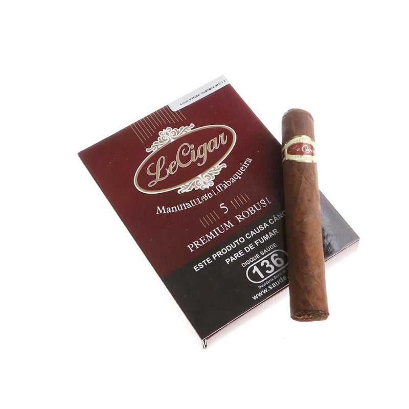 Charuto Robusto - Petaca com 5 - Mercado de Luxo - O Maior E-Commerce de Bens, Produtos e Serviços de Luxo do Brasil.