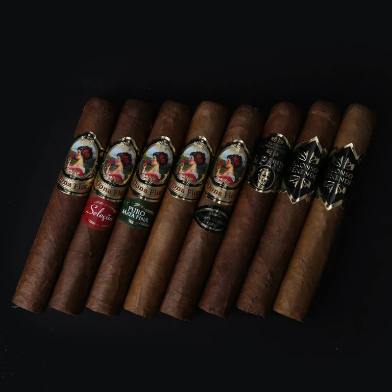 Charuto Experiences Robustos - Petaca com 8 - Mercado de Luxo - O Maior E-Commerce de Bens, Produtos e Serviços de Luxo do Brasil.
