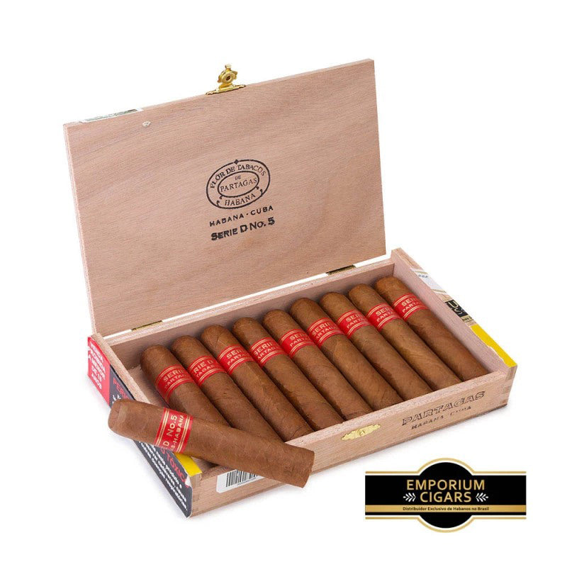 Charuto D5 - Caixa com 10 - Mercado de Luxo - O Maior E-Commerce de Bens, Produtos e Serviços de Luxo do Brasil.