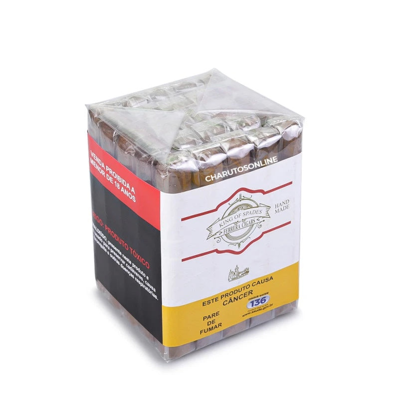 Charuto Ferrera Cigars King Of Spades Robusto - Maço com 25 - Mercado de Luxo - O Maior E-Commerce de Bens, Produtos e Serviços de Luxo do Brasil.