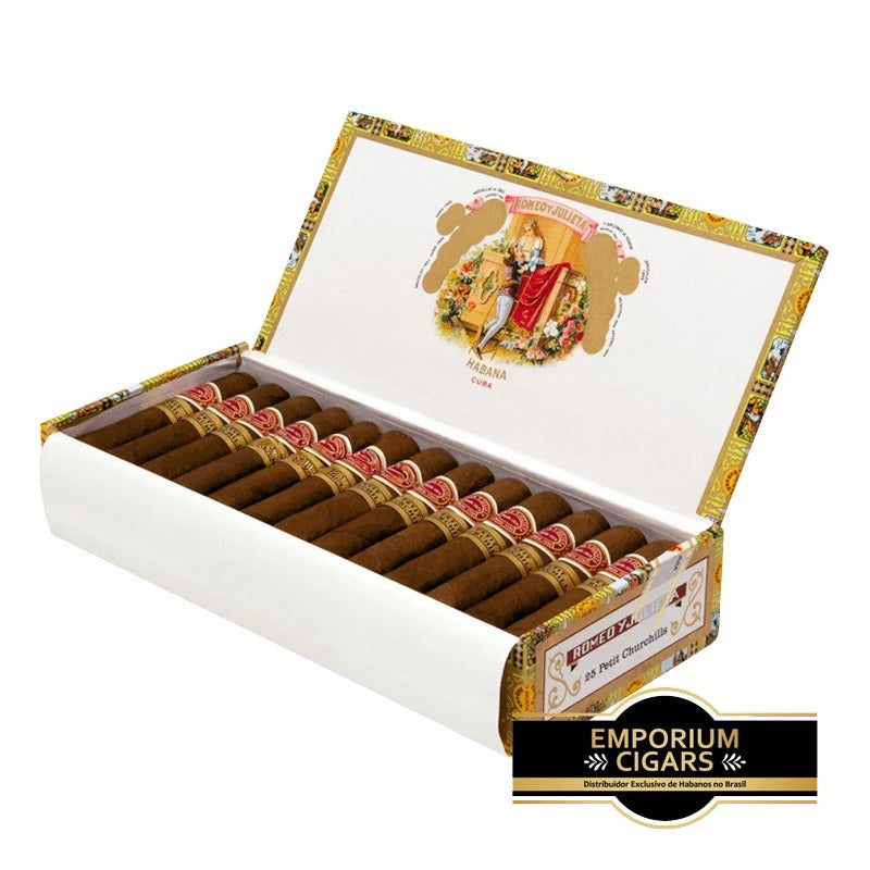 Charuto Petit Churchill - Caixa com 25 - Mercado de Luxo - O Maior E-Commerce de Bens, Produtos e Serviços de Luxo do Brasil.