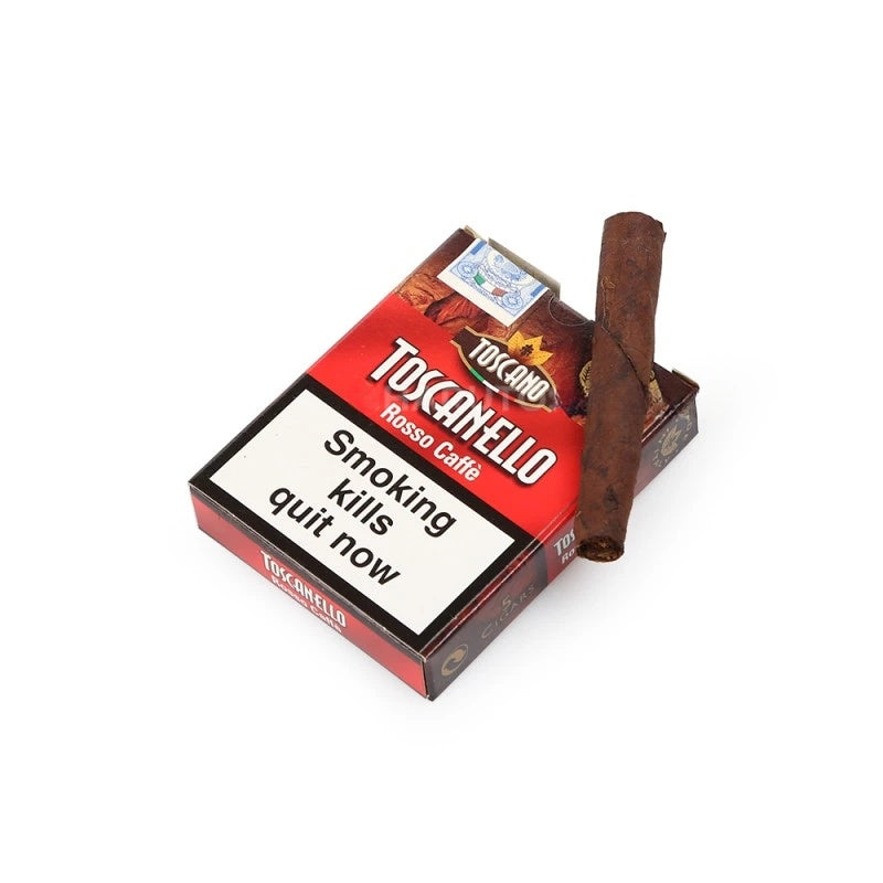 Charuto Toscanello Rosso Caffe - Petaca com 5 - Mercado de Luxo - O Maior E-Commerce de Bens, Produtos e Serviços de Luxo do Brasil.