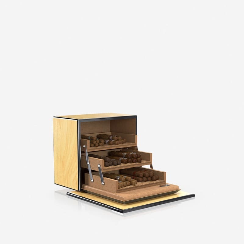 Umidor Sycamore Laca Natural - Mercado de Luxo - O Maior E-Commerce de Bens, Produtos e Serviços de Luxo do Brasil.