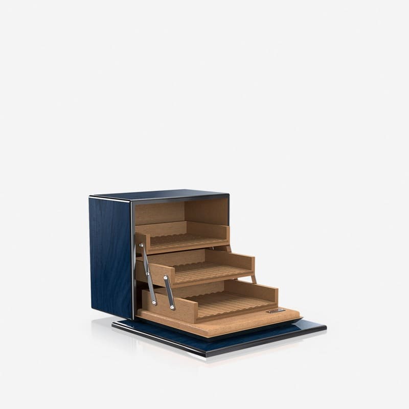 Umidor Sycamore Laca Azul - Mercado de Luxo - O Maior E-Commerce de Bens, Produtos e Serviços de Luxo do Brasil.