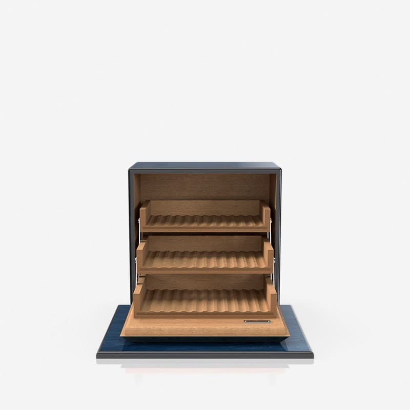 Umidor Sycamore Laca Azul - Mercado de Luxo - O Maior E-Commerce de Bens, Produtos e Serviços de Luxo do Brasil.