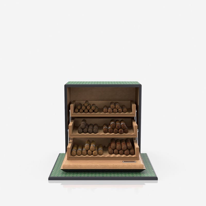 Umidor Coated Canvas Esmeralda - Mercado de Luxo - O Maior E-Commerce de Bens, Produtos e Serviços de Luxo do Brasil.