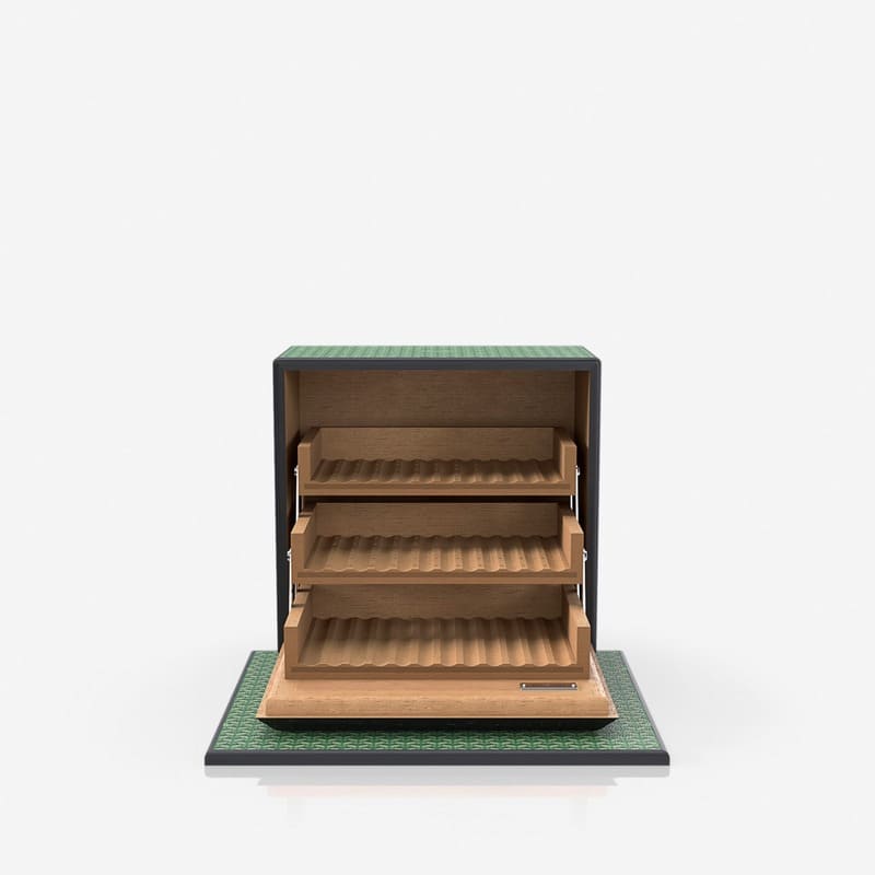 Umidor Coated Canvas Esmeralda - Mercado de Luxo - O Maior E-Commerce de Bens, Produtos e Serviços de Luxo do Brasil.