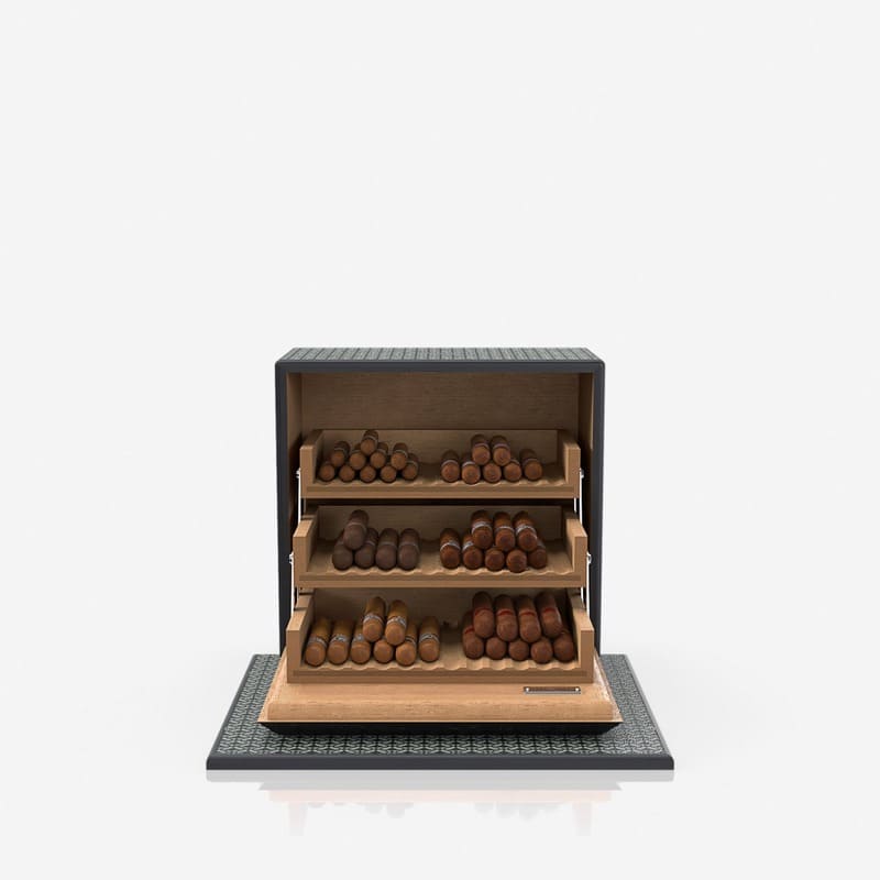 Umidor Coated Canvas Sexy Black Preto - Mercado de Luxo - O Maior E-Commerce de Bens, Produtos e Serviços de Luxo do Brasil.