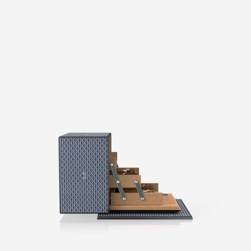 Umidor Coated Canvas Indigo Azul - Mercado de Luxo - O Maior E-Commerce de Bens, Produtos e Serviços de Luxo do Brasil.