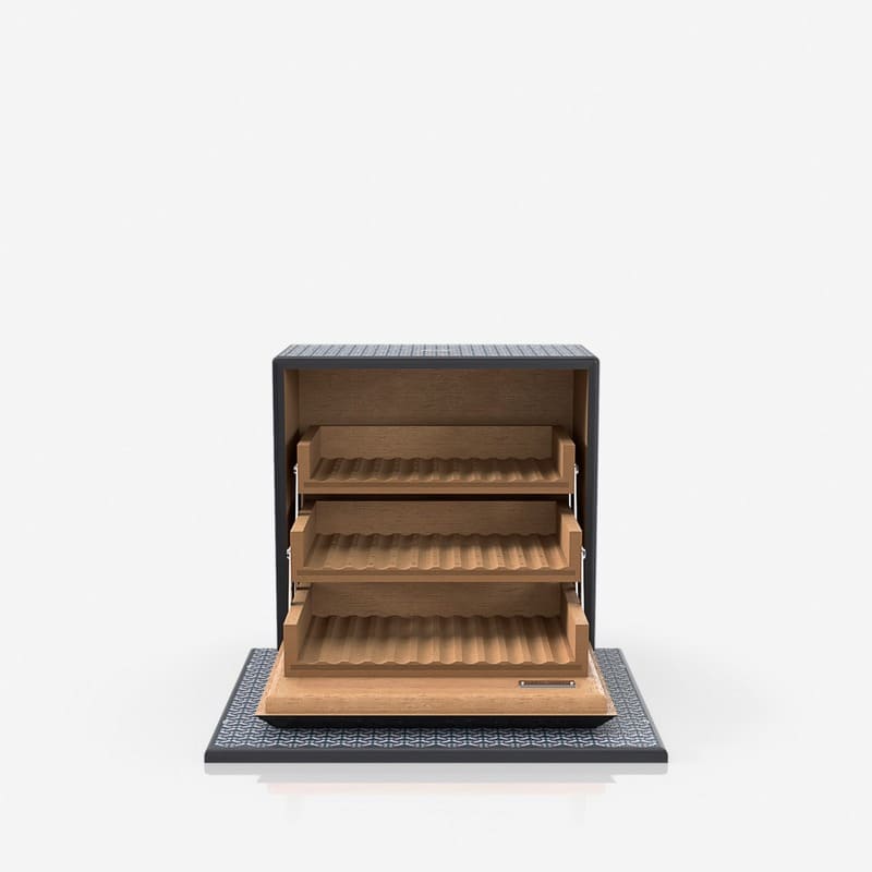 Umidor Coated Canvas Indigo Azul - Mercado de Luxo - O Maior E-Commerce de Bens, Produtos e Serviços de Luxo do Brasil.