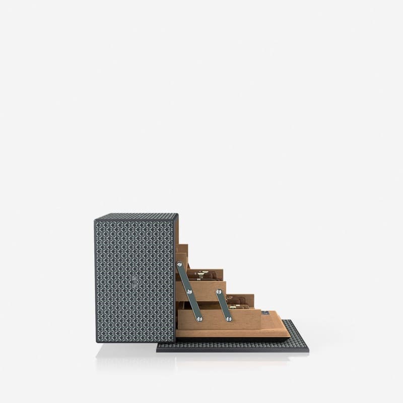 Umidor Coated Canvas Perfect Black Preto - Mercado de Luxo - O Maior E-Commerce de Bens, Produtos e Serviços de Luxo do Brasil.