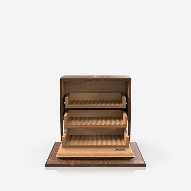 Umidor Shagreen Marrom GL - Mercado de Luxo - O Maior E-Commerce de Bens, Produtos e Serviços de Luxo do Brasil.