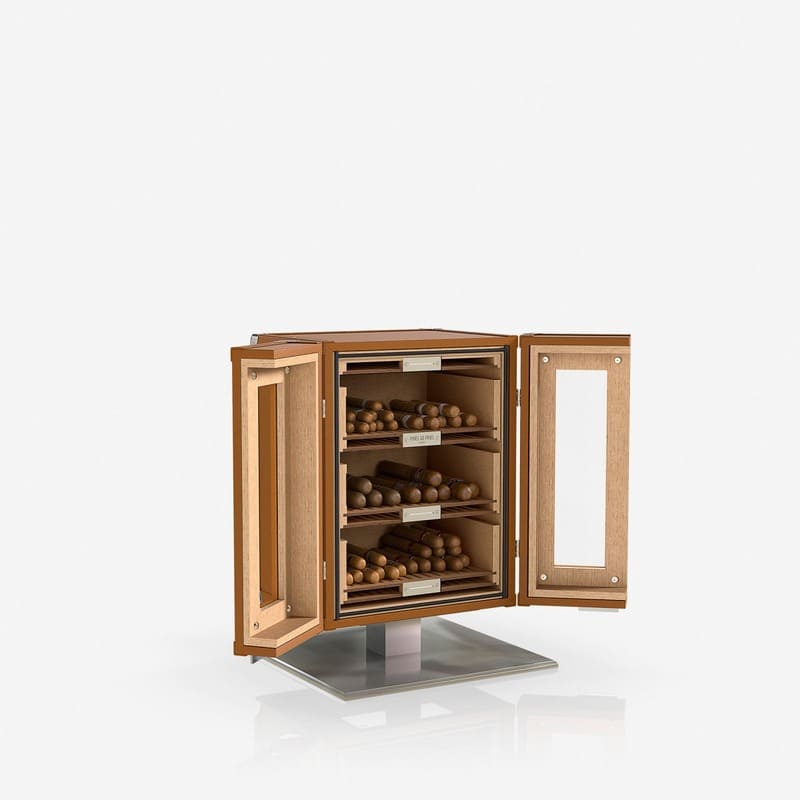 Umidor Leather Mini Trunk Marrom - Mercado de Luxo - O Maior E-Commerce de Bens, Produtos e Serviços de Luxo do Brasil.