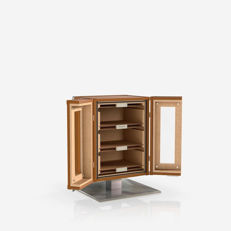 Umidor Leather Mini Trunk Marrom - Mercado de Luxo - O Maior E-Commerce de Bens, Produtos e Serviços de Luxo do Brasil.