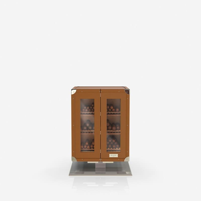 Umidor Leather Mini Trunk Marrom - Mercado de Luxo - O Maior E-Commerce de Bens, Produtos e Serviços de Luxo do Brasil.