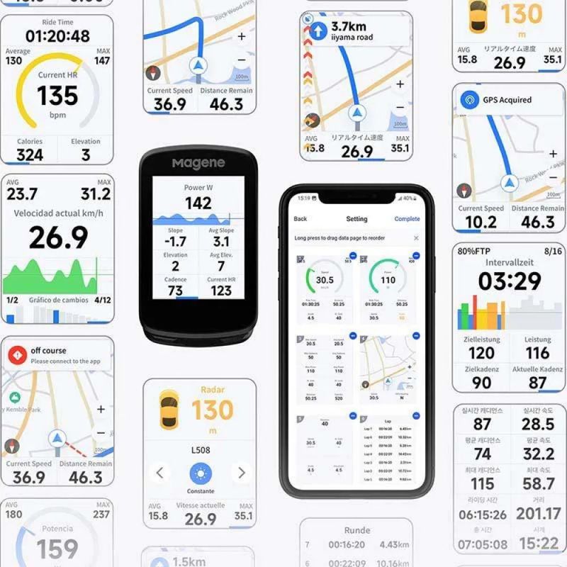 Ciclocomputador GPS C606 - Mercado de Luxo - O Maior E-Commerce de Bens, Produtos e Serviços de Luxo do Brasil.