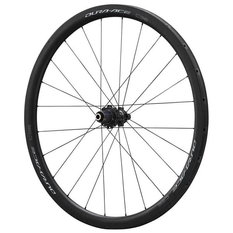 Roda traseira de estrada Dura Ace R9270 C36 CL Disc Carbon Tubular - Mercado de Luxo - O Maior E-Commerce de Bens, Produtos e Serviços de Luxo do Brasil.