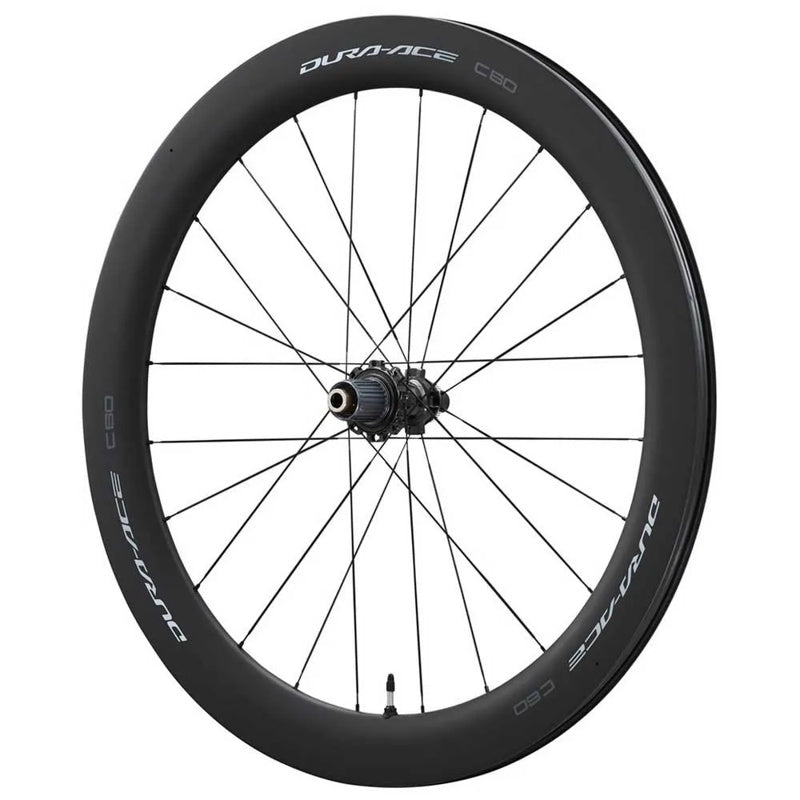 Roda traseira de estrada Dura Ace R9270 C60 CL Disc Carbon Tubeless - Mercado de Luxo - O Maior E-Commerce de Bens, Produtos e Serviços de Luxo do Brasil.