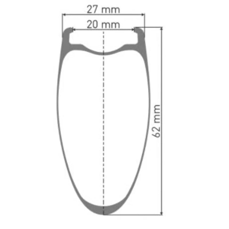 Roda traseira de estrada HEC 1400 Spline 20 CL Disc Tubeless - Mercado de Luxo - O Maior E-Commerce de Bens, Produtos e Serviços de Luxo do Brasil.