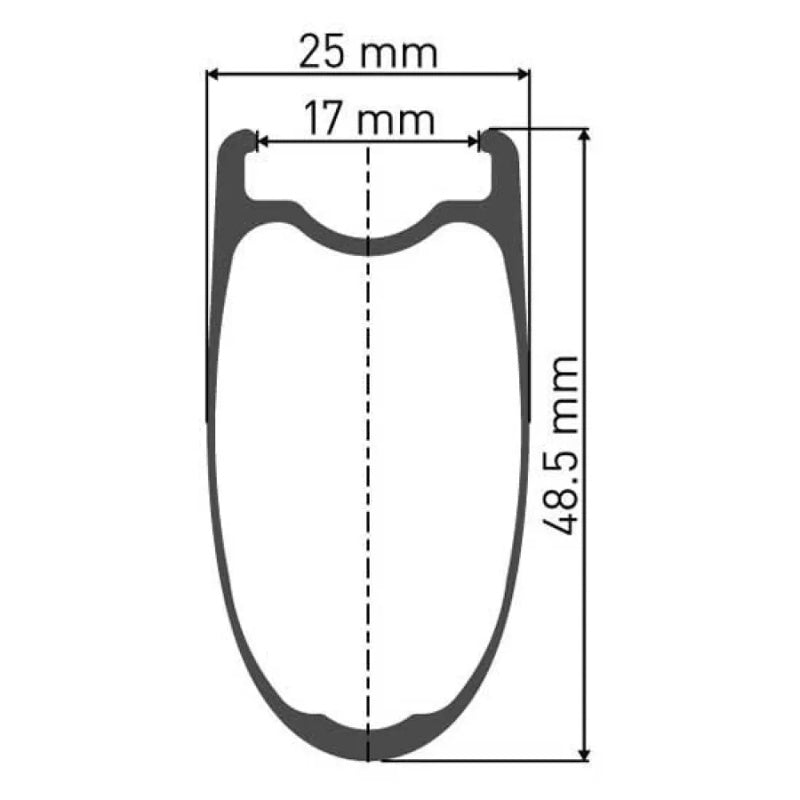 Roda dianteira de estrada ARC 1400 Dicut 48 Tubeless - Mercado de Luxo - O Maior E-Commerce de Bens, Produtos e Serviços de Luxo do Brasil.