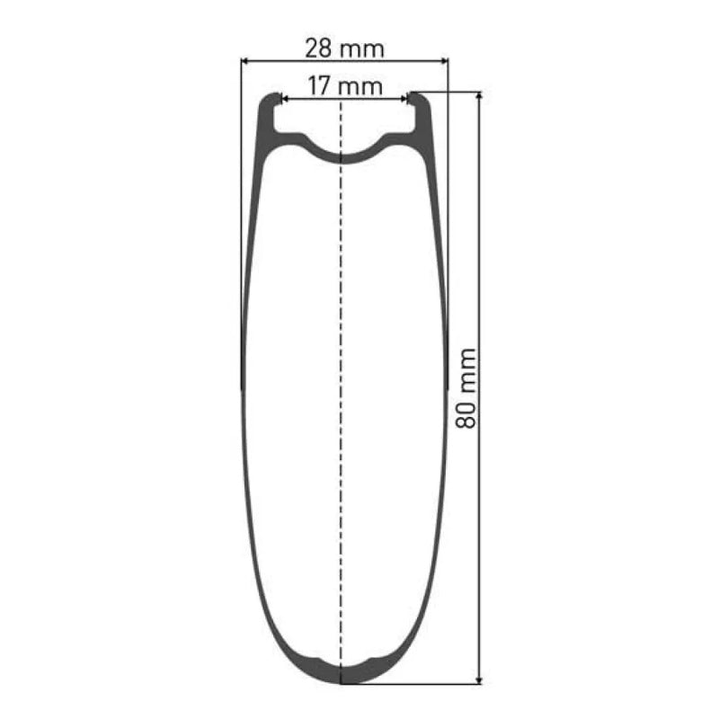 Roda dianteira de estrada ARC 1400 Dicut 80 Tubeless - Mercado de Luxo - O Maior E-Commerce de Bens, Produtos e Serviços de Luxo do Brasil.