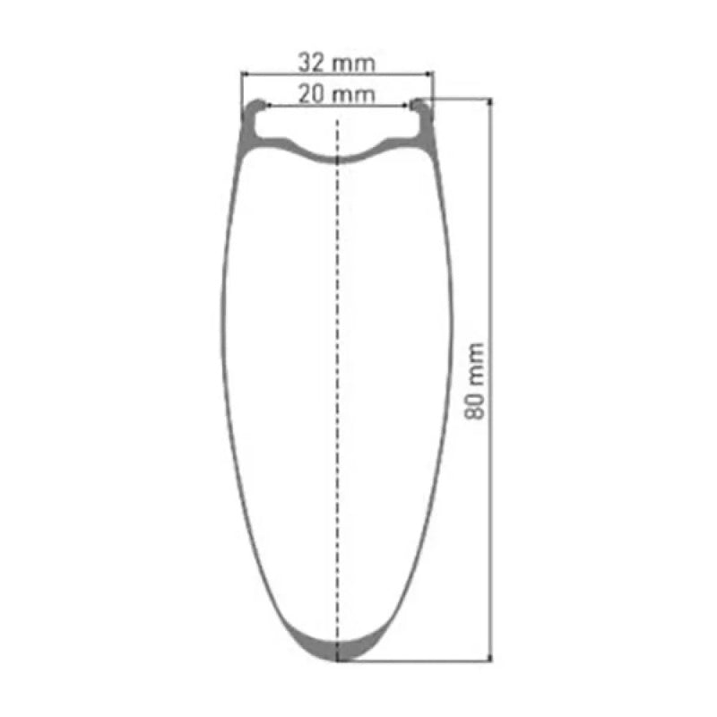 Roda dianteira de estrada ARC 1400 Dicut 80 CL Disc Tubeless - Mercado de Luxo - O Maior E-Commerce de Bens, Produtos e Serviços de Luxo do Brasil.